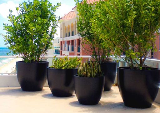Round Planters